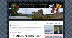 Desktop Screenshot of caledoniansocietyofneworleans.com